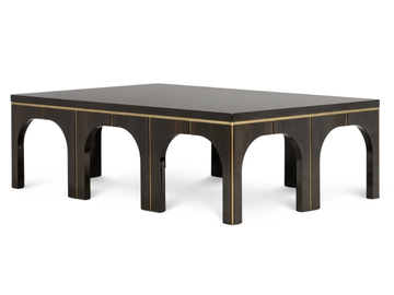 ENEIA - Rectangular ebony coffee table by JOSÉ LEITE DE CASTRO - view 2